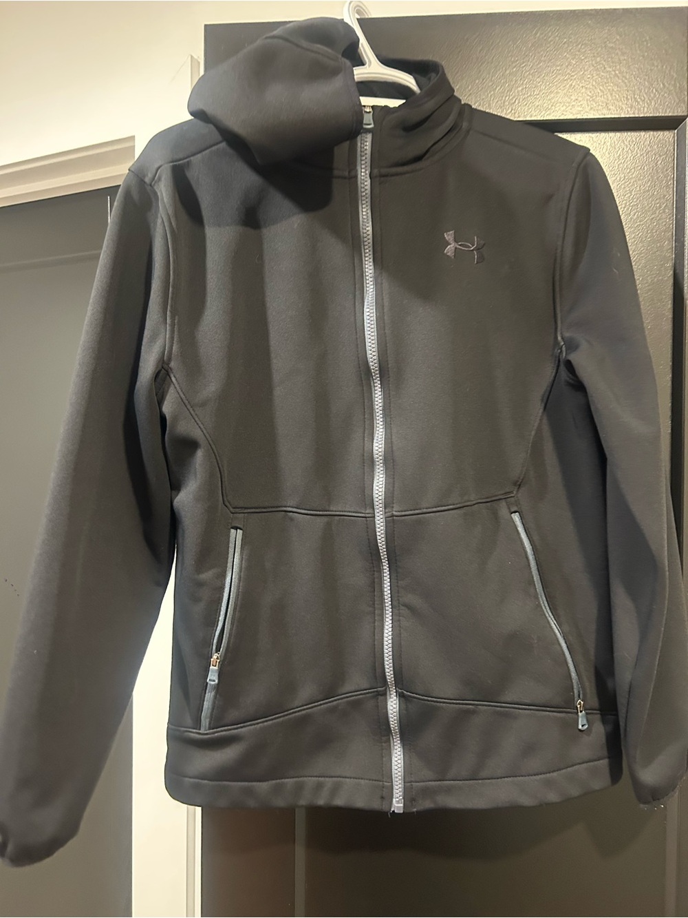 Under Armour Kids Black Full-Zip Hoodie Jacket